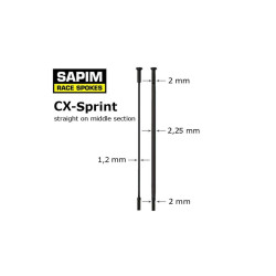 Raios Sapim CX-Sprint