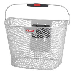 Cesta de plata lisa