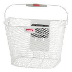 Cesta blanca lisa