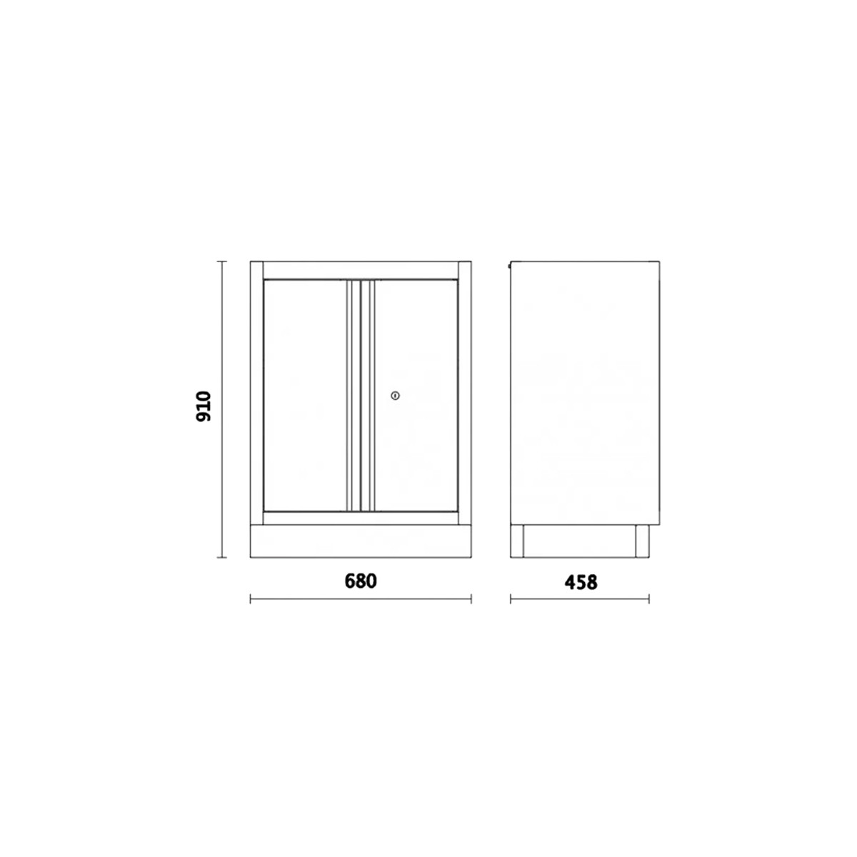 Meuble bas - 2 portes Meuble bas - 2 portes