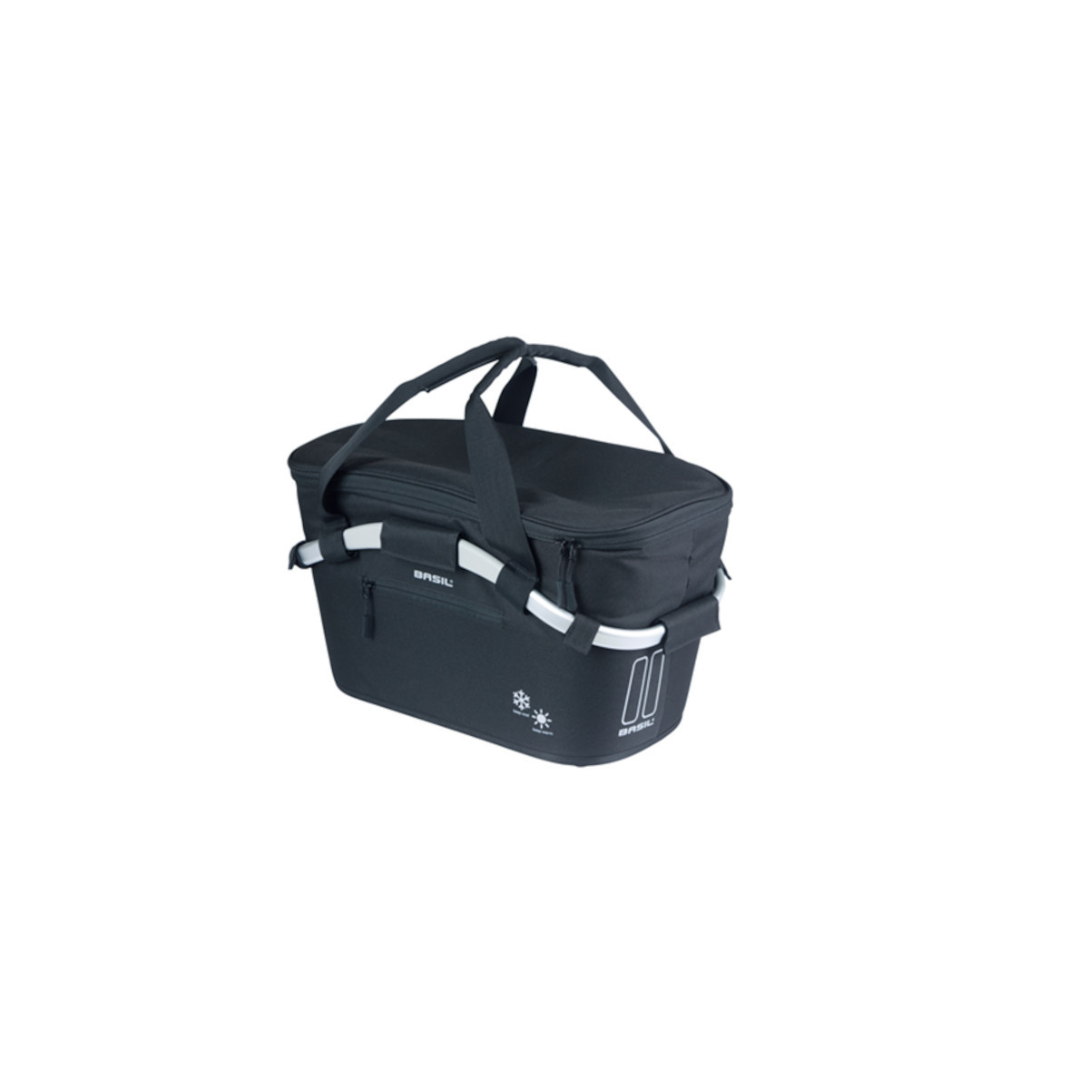Basil Classic Carry All panier arrière MIK, 18L, noir Basil Classic Carry All panier arrière MIK, 18L, noir