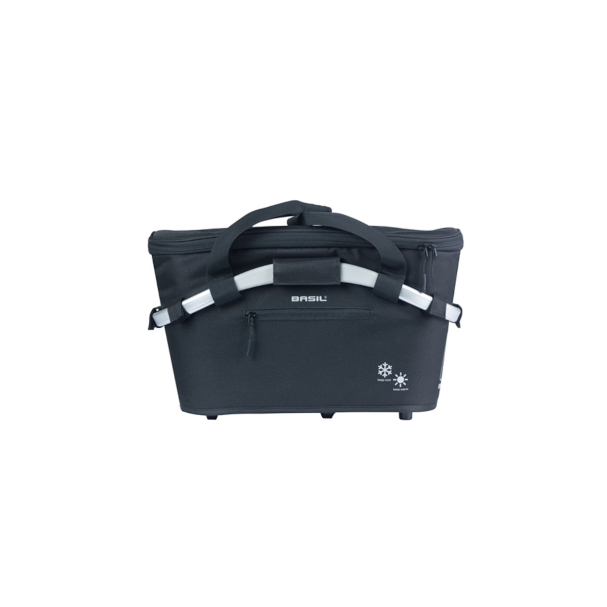 Basil Classic Carry All panier arrière MIK, 18L, noir Basil Classic Carry All panier arrière MIK, 18L, noir