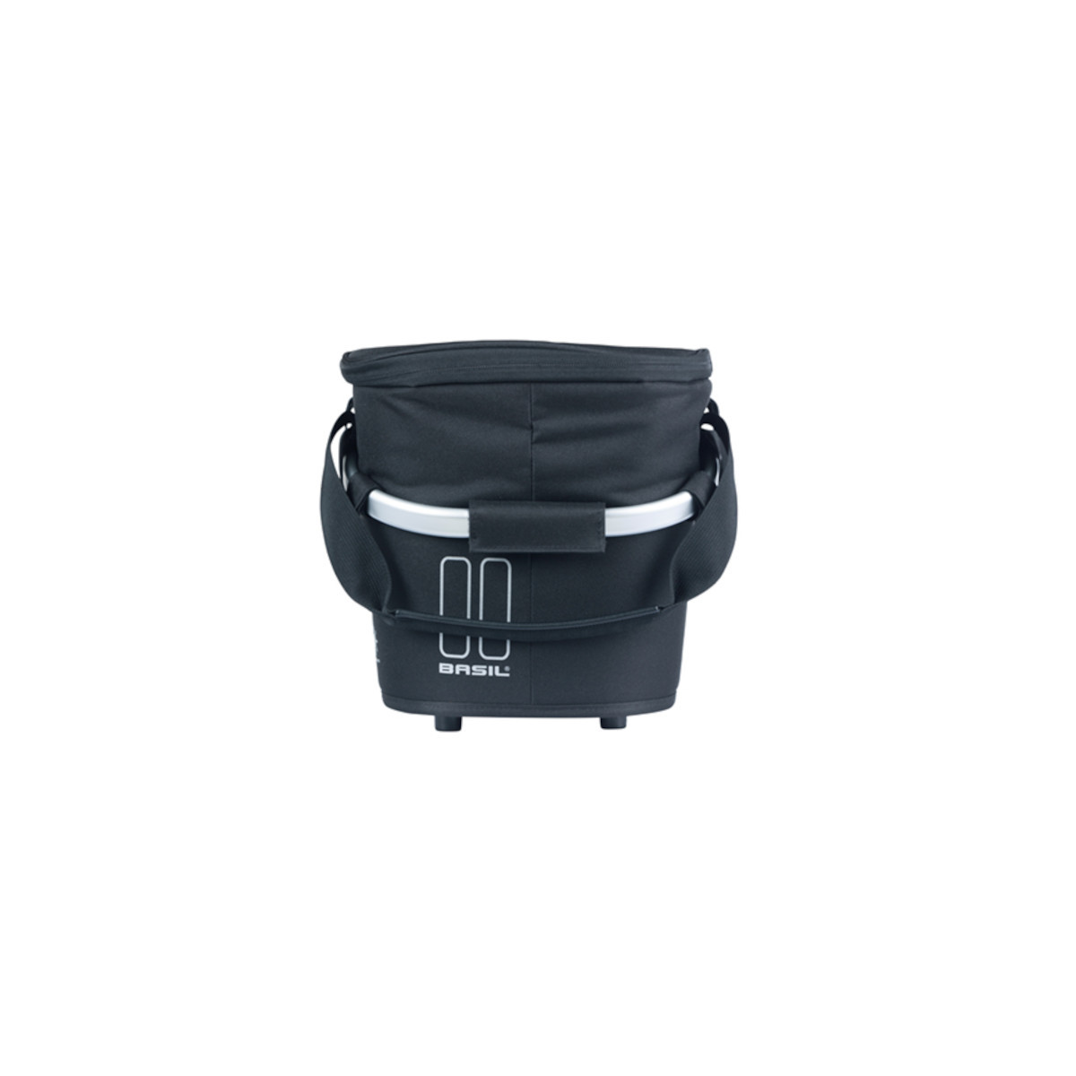 Basil Classic Carry All panier arrière MIK, 18L, noir Basil Classic Carry All panier arrière MIK, 18L, noir