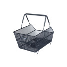 Basil Cento panier de vélo arrière, Multisystème NX,noir Basil Cento panier de vélo arrière, Multisystème NX,noir