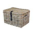 Basil Dax L, Panier de vélo avant avec couvercle, gris Basil Dax L, Panier de vélo avant avec couvercle, gris
