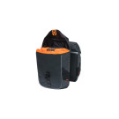 Basil Miles Tarpaulin sacoche double MIK, 34L, noir orange