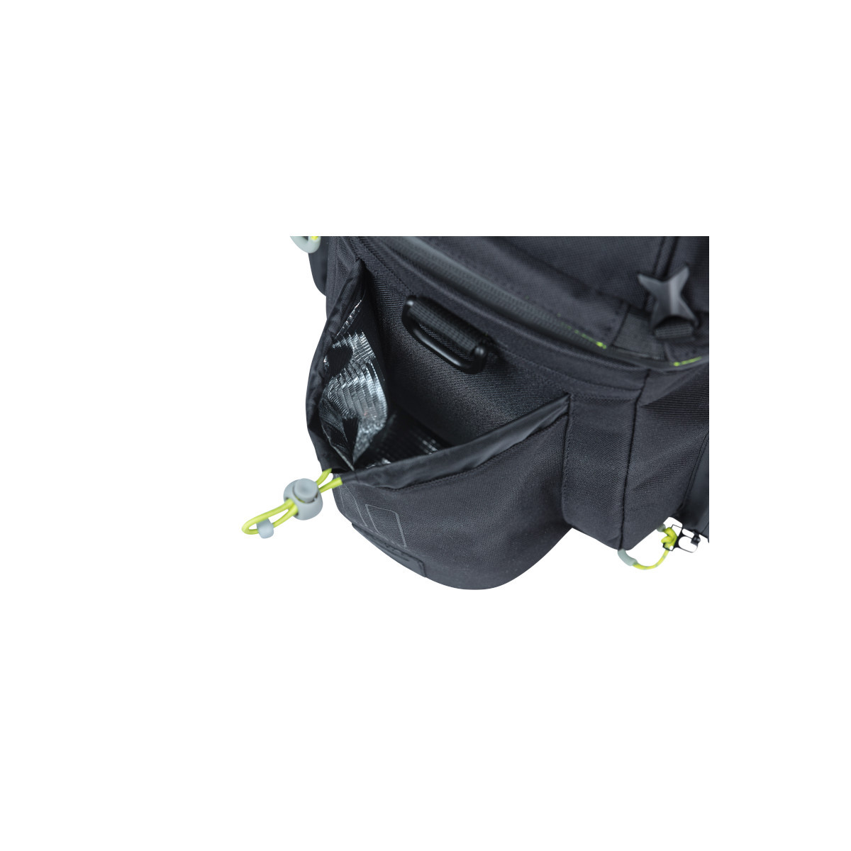 Basil Miles trunkbag XL Pro MIK, 9-36L, black lime