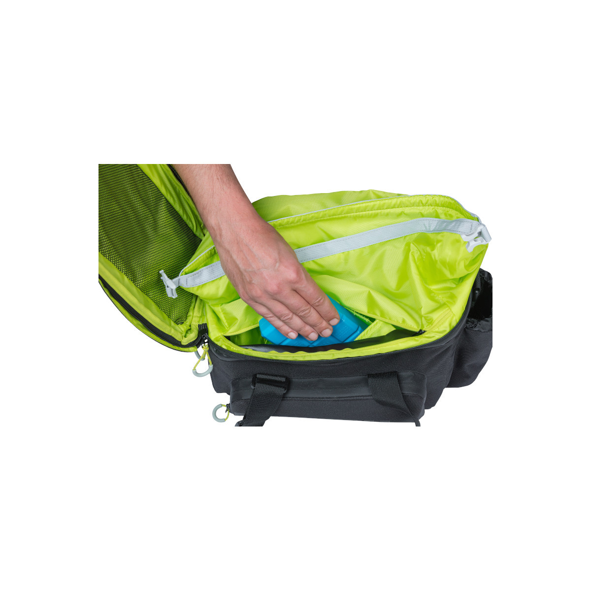 Basil Miles trunkbag XL Pro MIK, 9-36L, black lime