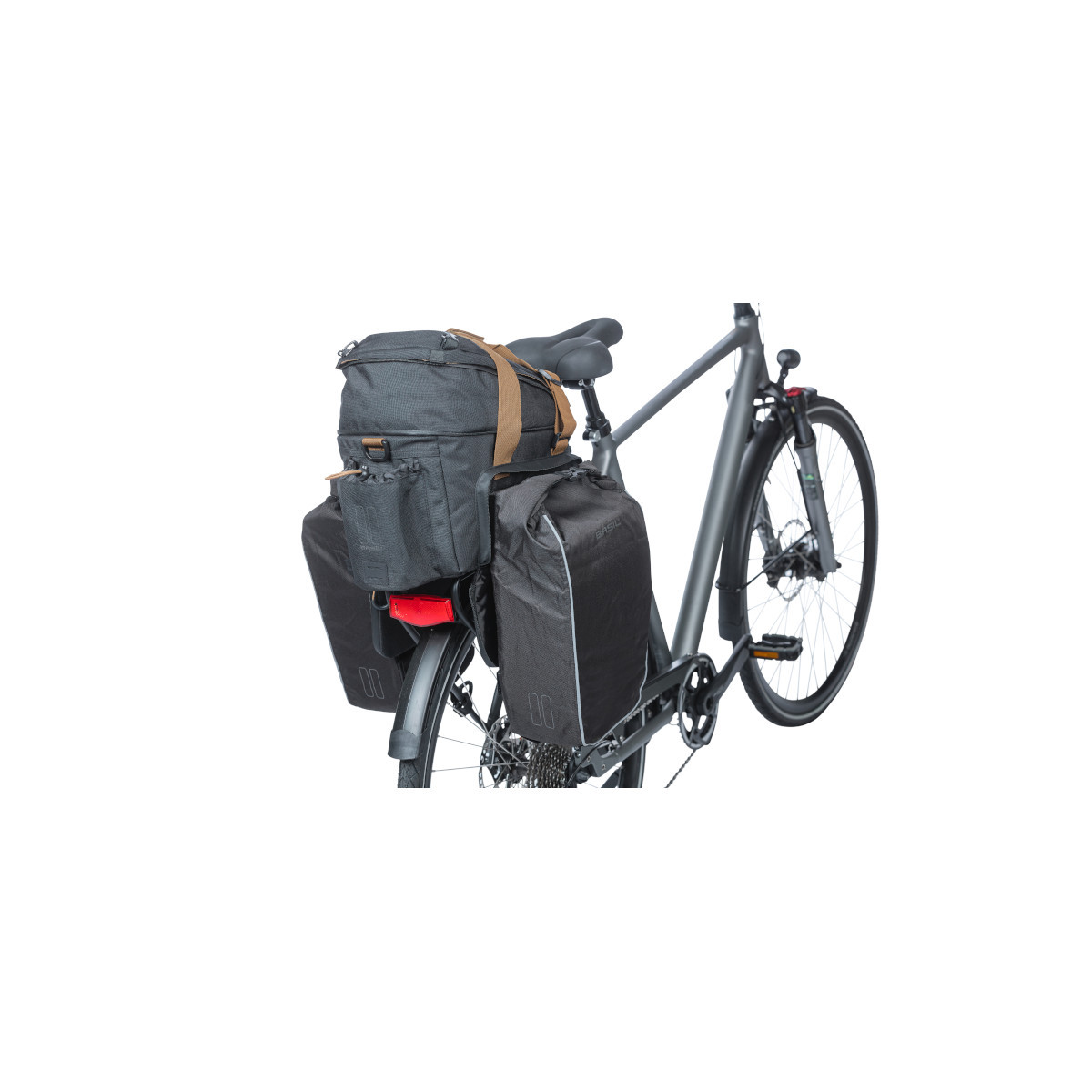 Basil Miles trunkbag XL Pro MIK, 9-36L, black slate