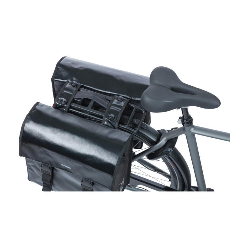 Basil Urban Load sacoche double de vélo MIK, 48-53L, noir