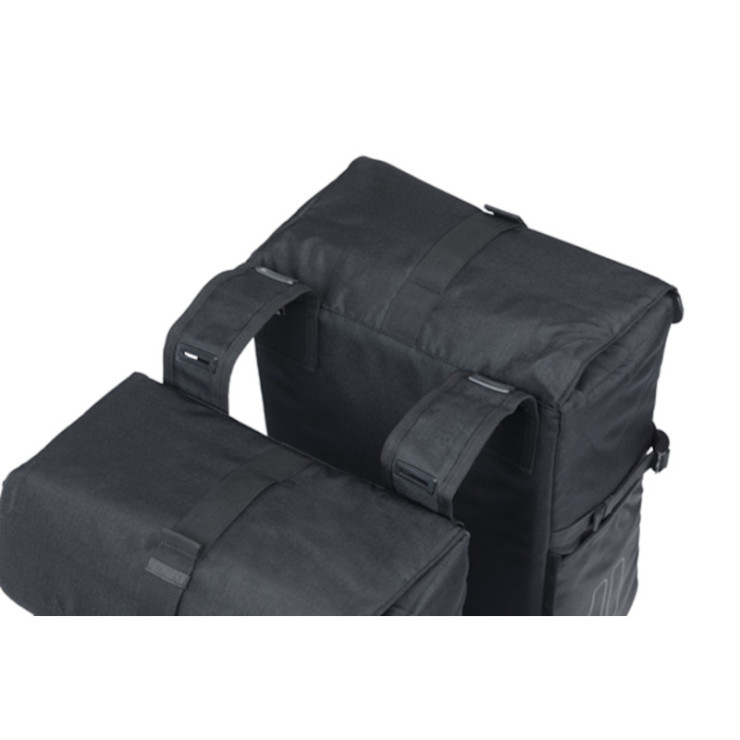 Basil Move sacoche double, 30L, noir