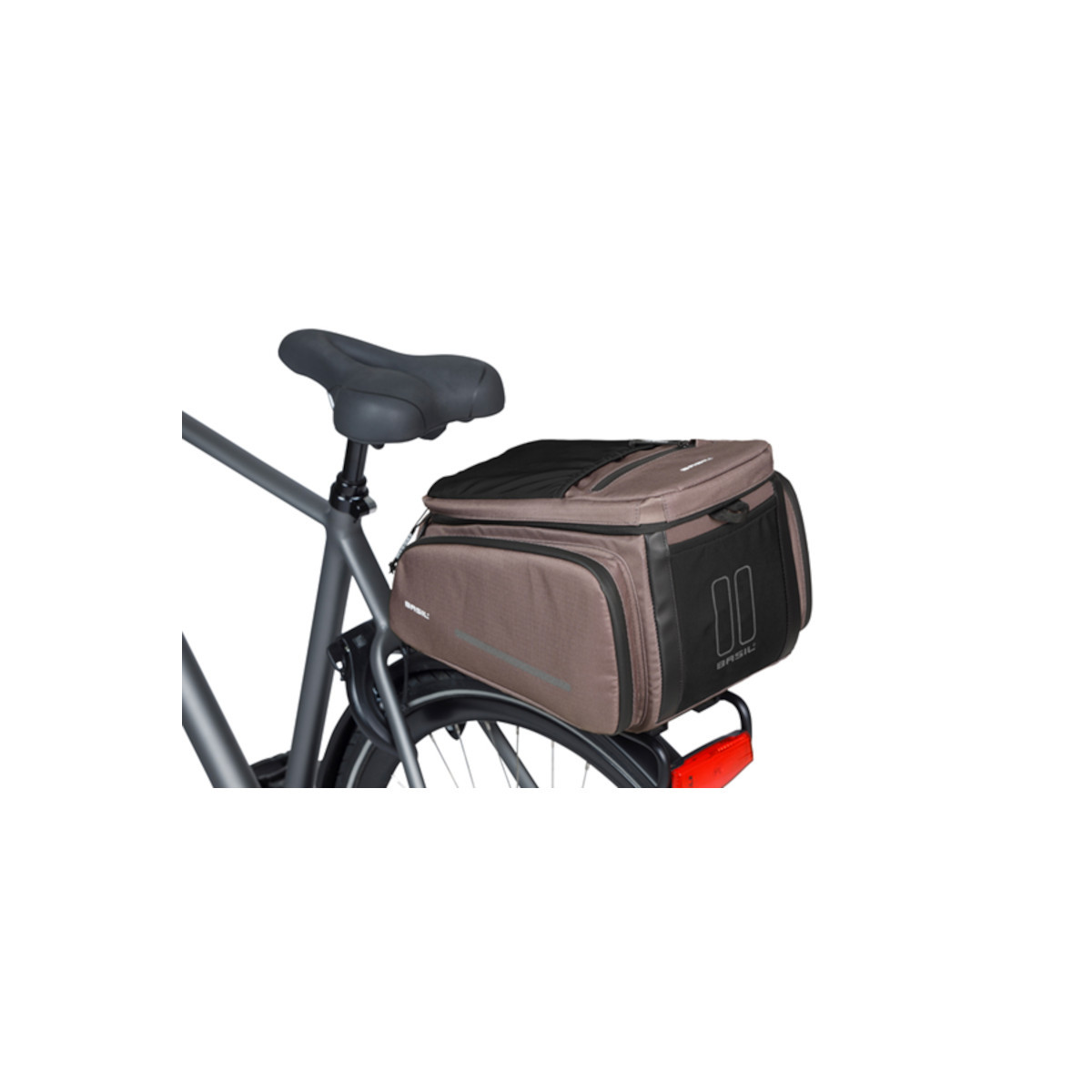 Basil Move sacoche porte-bagage MIK, 10-26L, brun