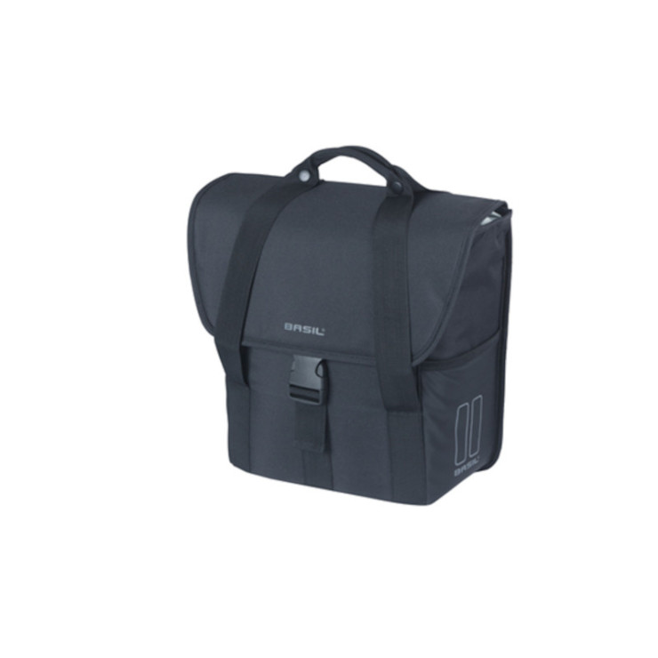 Basil GO sac à vélo, 16L, solid black