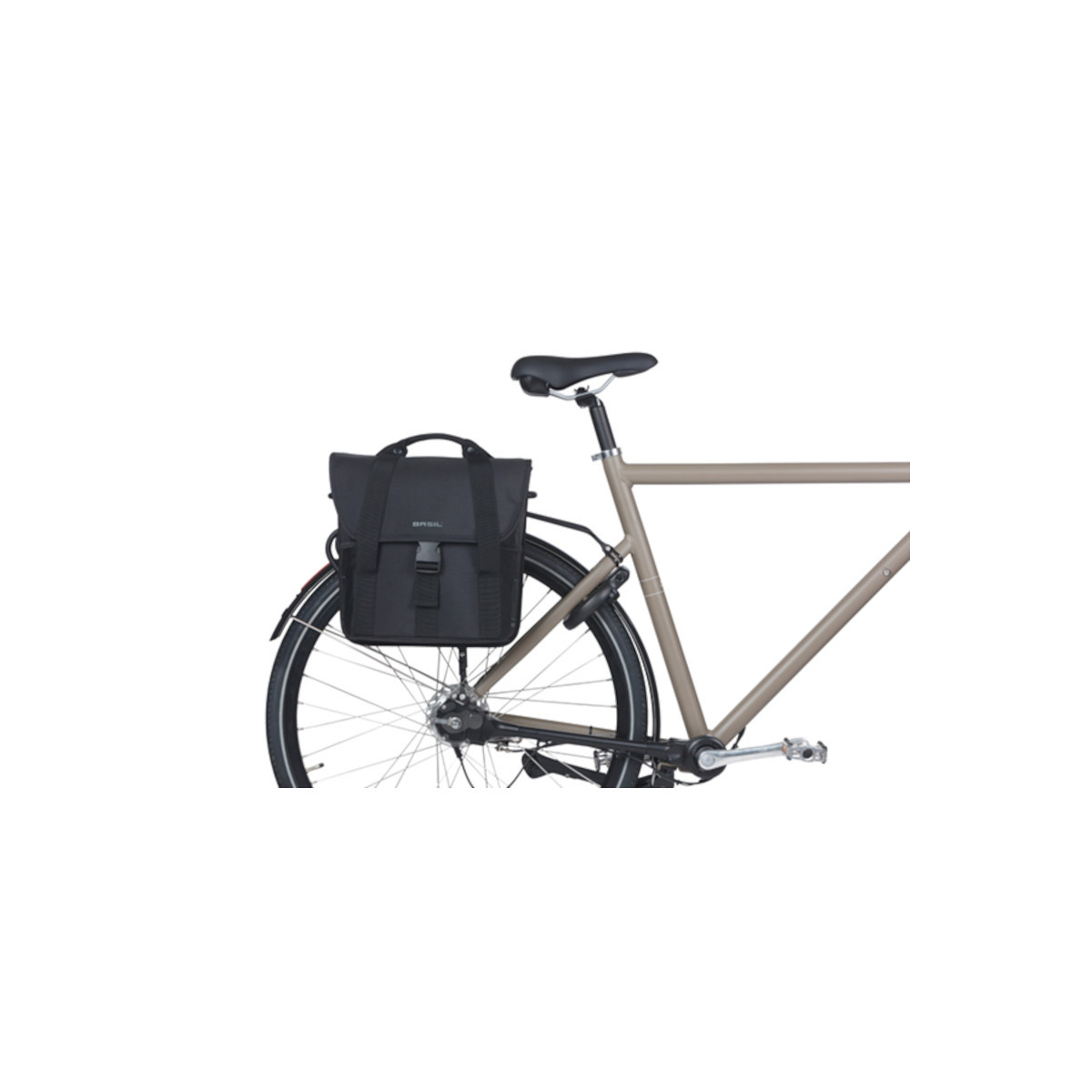 Basil GO sac à vélo, 16L, solid black