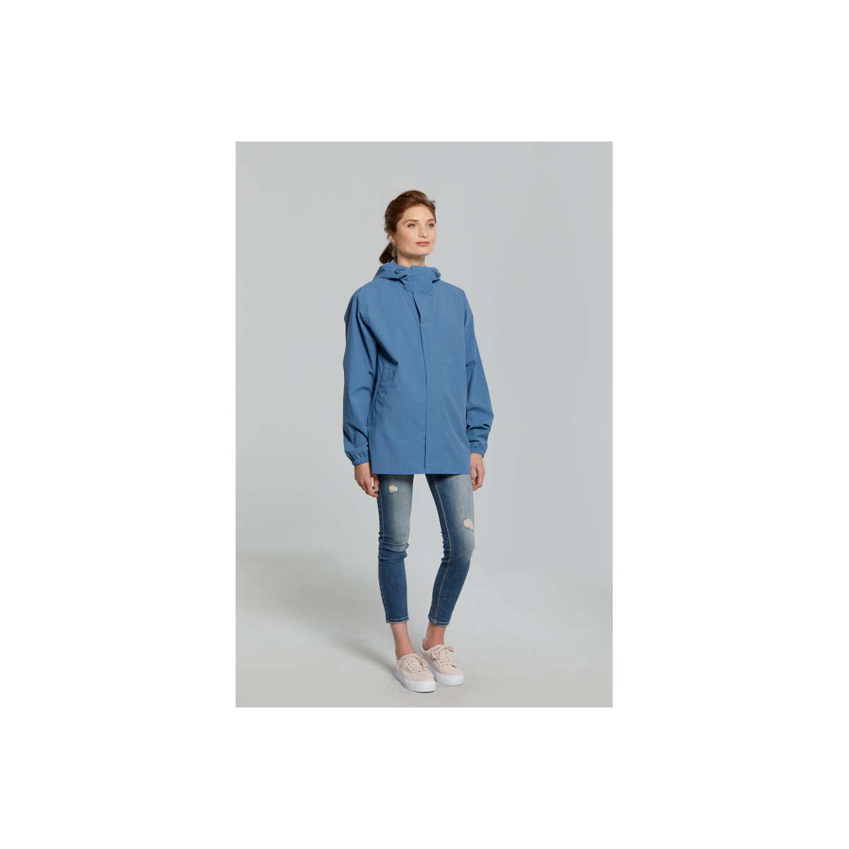 Basil Hoga veste de pluie unisex Bleu horizon XS