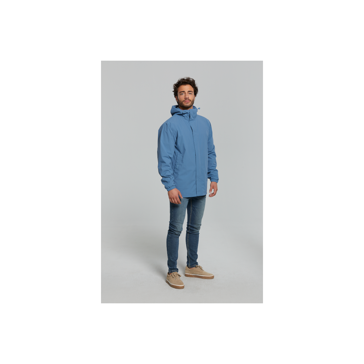 Basil Hoga veste de pluie unisex Bleu horizon XS