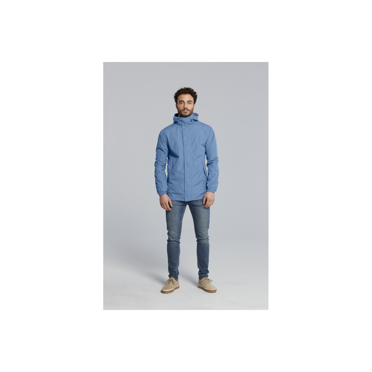 Basil Hoga veste de pluie unisex Bleu horizon XXL