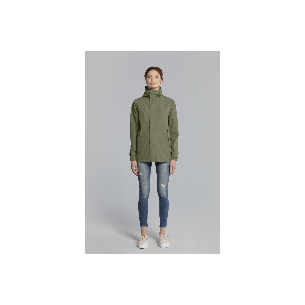 Basil Hoga veste de pluie unisex Vert olive XS