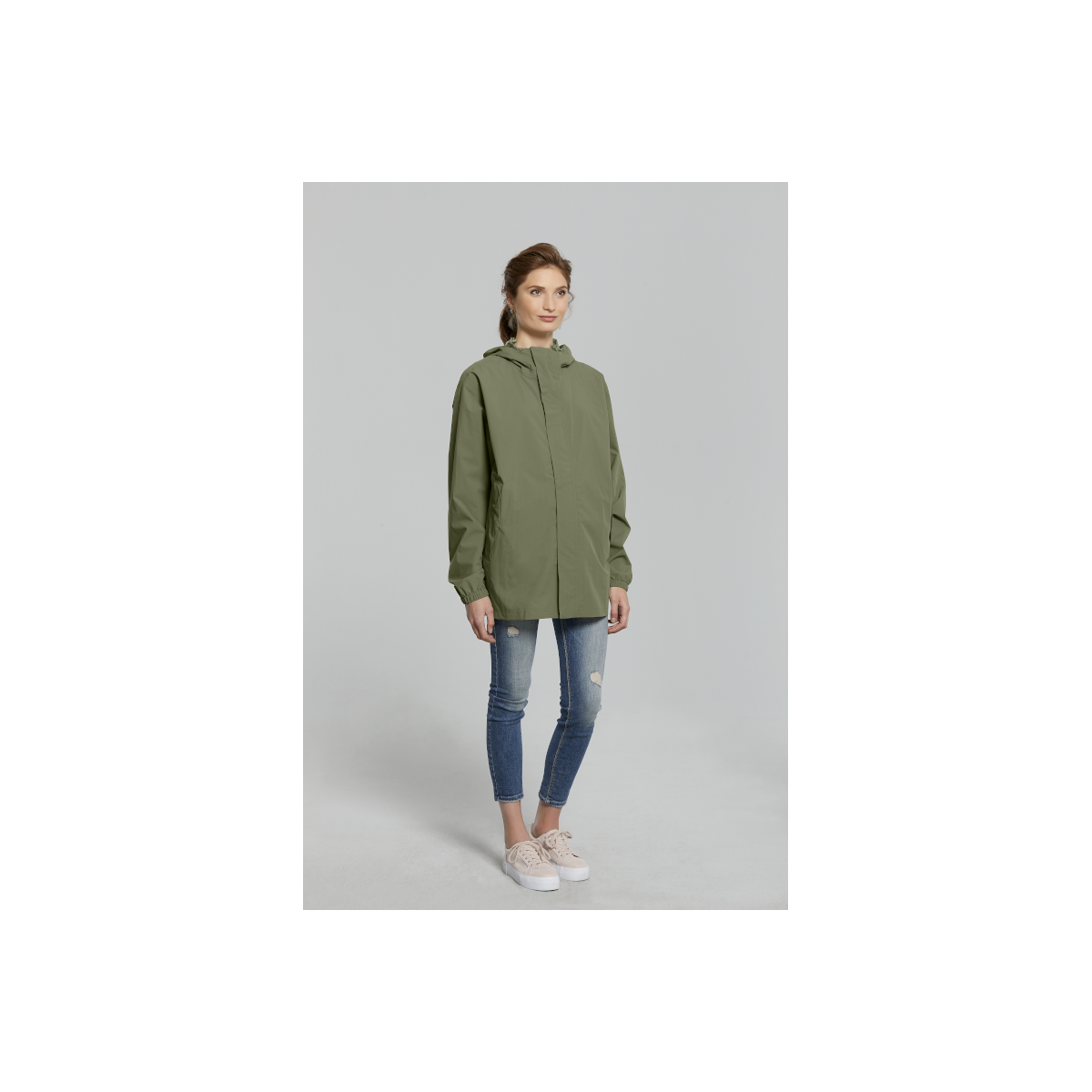 Basil Hoga veste de pluie unisex Vert olive XXXL