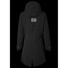 Basil Mosse veste de pluie Parka femmes, Noir S