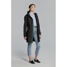 Basil Mosse veste de pluie Parka femmes, Noir S