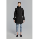 Basil Mosse veste de pluie Parka femmes, Noir L