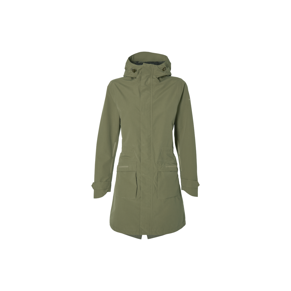 Basil Mosse veste de pluie Parka femmes, Vert olive XS