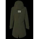 Basil Mosse veste de pluie Parka femmes, Vert olive XS