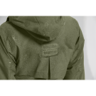 Basil Mosse veste de pluie Parka femmes, Vert olive S