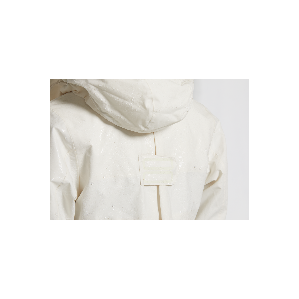 Basil Mosse veste de pluie Parka femmes, blanc XS