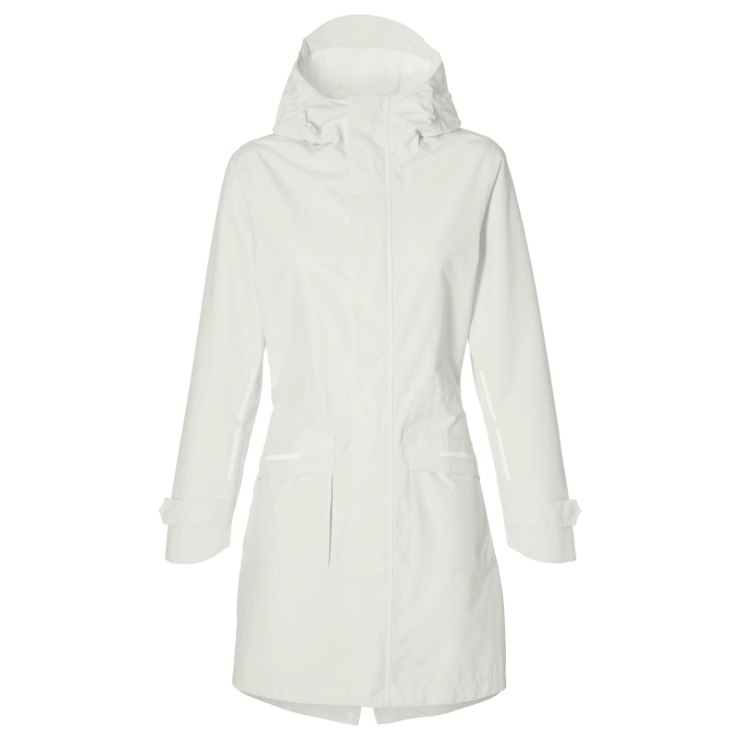 Basil Mosse veste de pluie Parka femmes, blanc XS