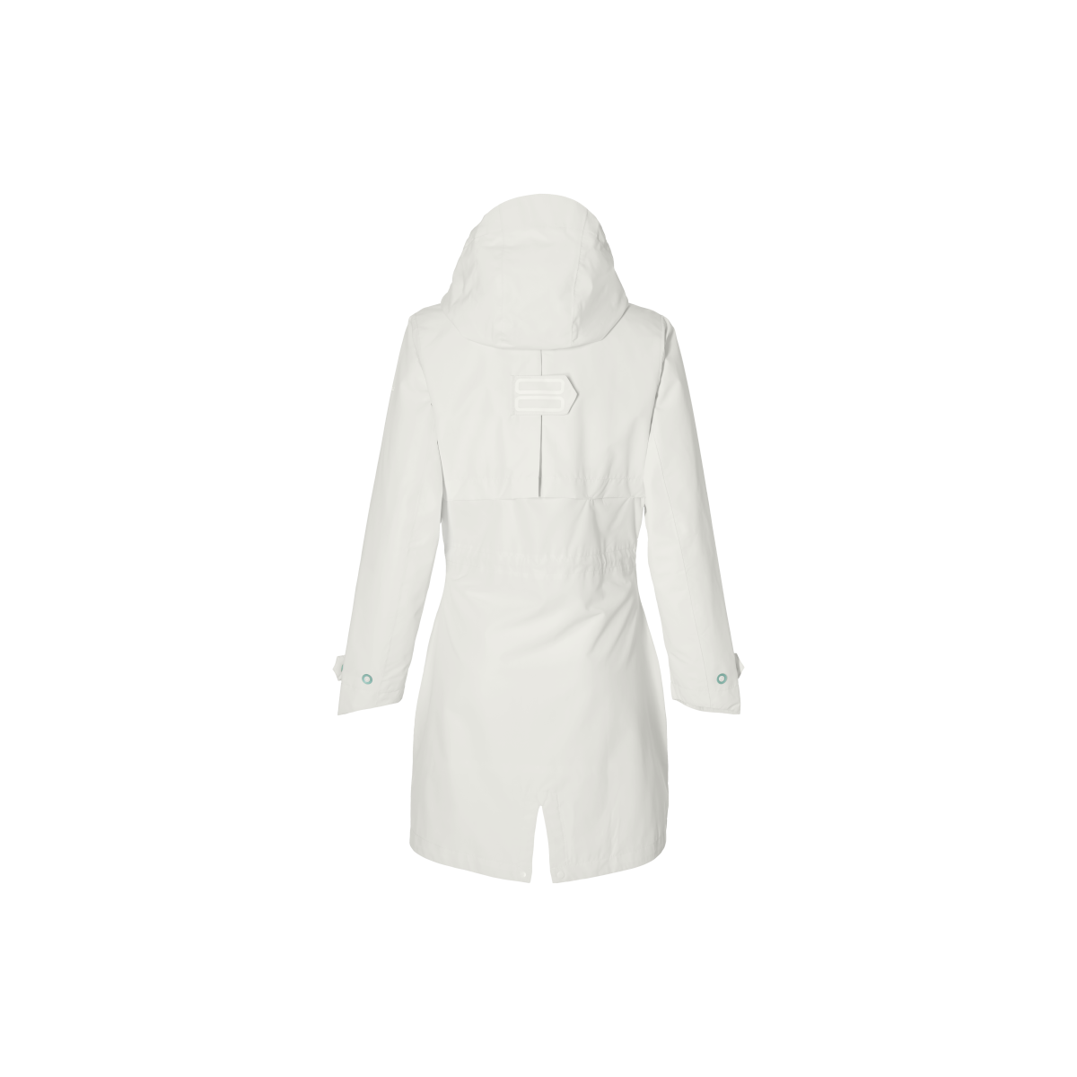 Basil Mosse veste de pluie Parka femmes, blanc XS