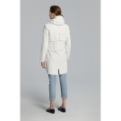 Basil Mosse veste de pluie Parka femmes, blanc M