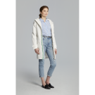 Basil Mosse veste de pluie Parka femmes, blanc L