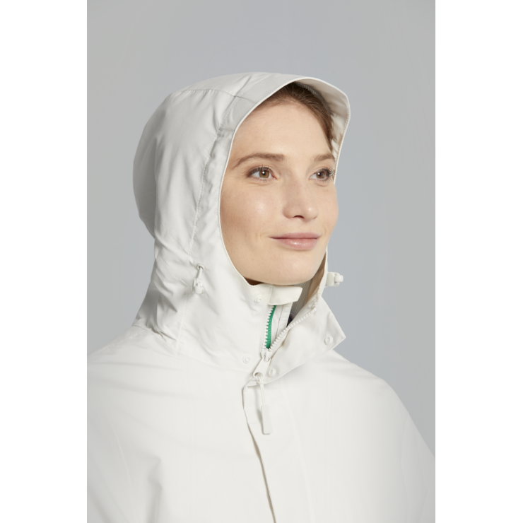 Basil Mosse veste de pluie Parka femmes, blanc XL