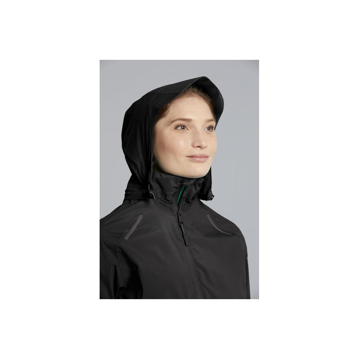 Basil Skane veste imperméable femmes, Noir XL