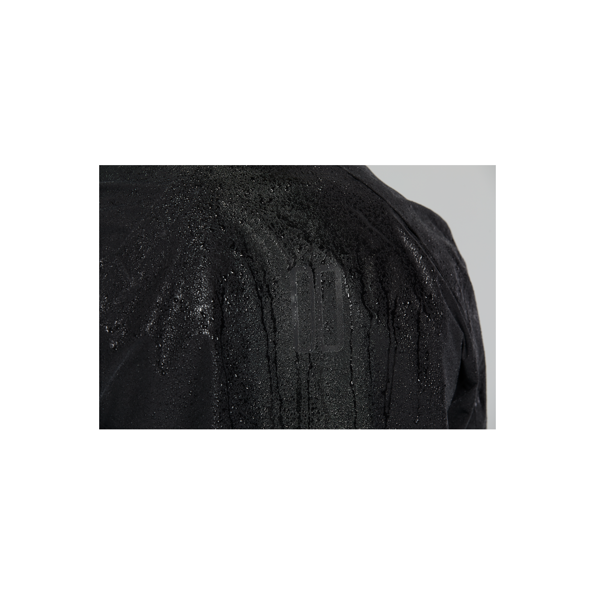 Basil Mosse veste de pluie Parka hommes, Noir S