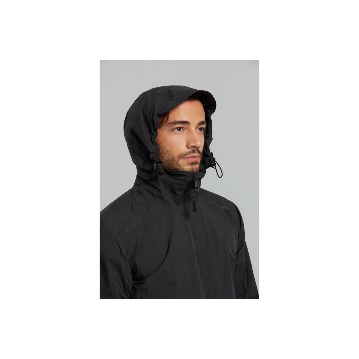 Basil Skane veste imperméable hommes, Noir S