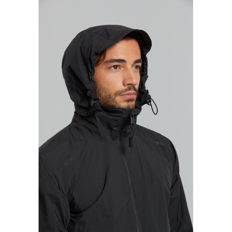 Basil Skane veste imperméable hommes, Noir S