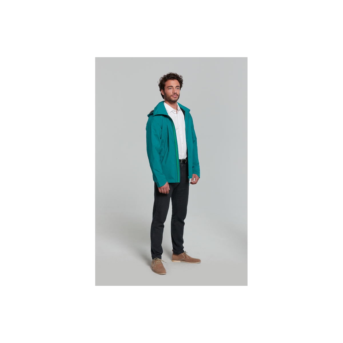 Basil Skane veste imperméable hommes, Vert S