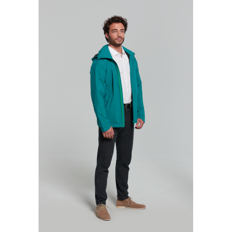 Basil Skane veste imperméable hommes, Vert S