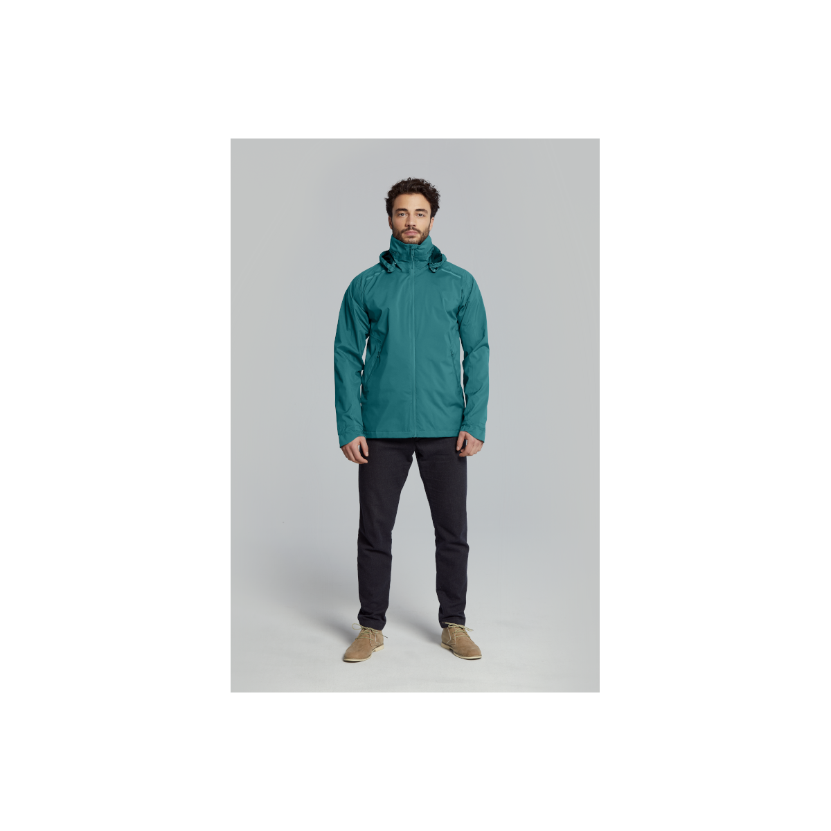 Basil Skane veste imperméable hommes, Vert M