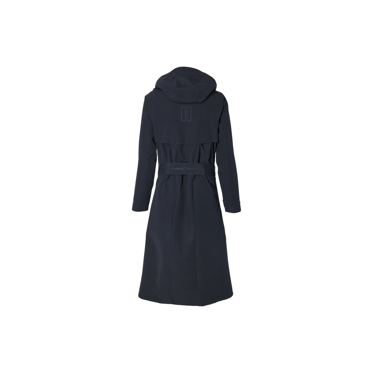 Basil Mosse veste de pluie femmes trench-coat, Bleu nuit S