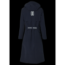 Basil Mosse veste de pluie femmes trench-coat, Bleu nuit S