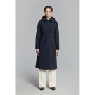 Basil Mosse veste de pluie femmes trench-coat, Bleu nuit S