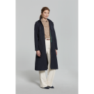 Basil Mosse veste de pluie femmes trench-coat, Bleu nuit S