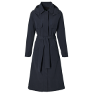 Basil Mosse veste de pluie femmes trench-coat, Bleu nuit M