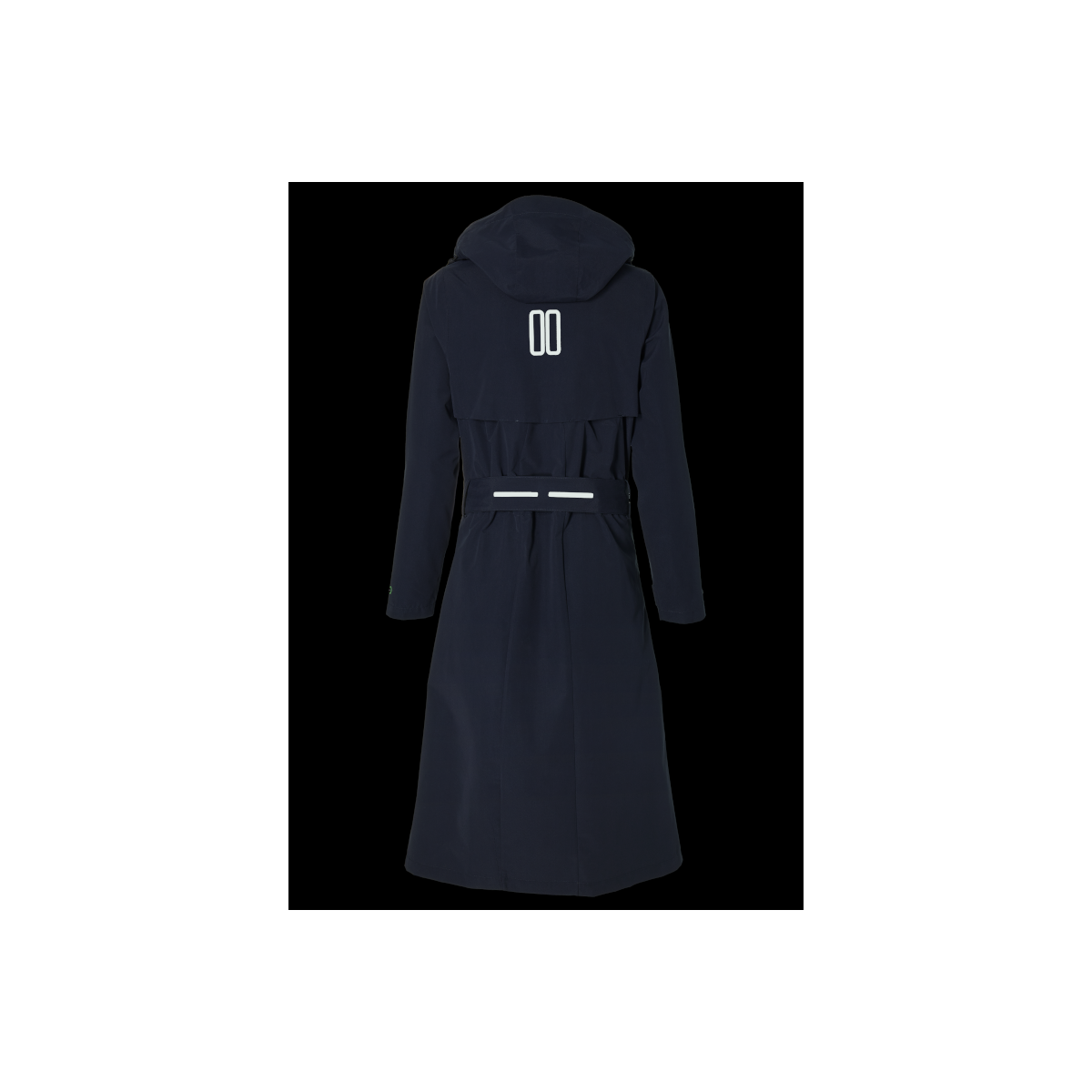 Basil Mosse veste de pluie femmes trench-coat, Bleu nuit M