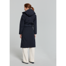 Basil Mosse veste de pluie femmes trench-coat, Bleu nuit M