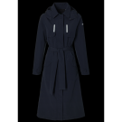 Basil Mosse veste de pluie femmes trench-coat, Bleu nuit L